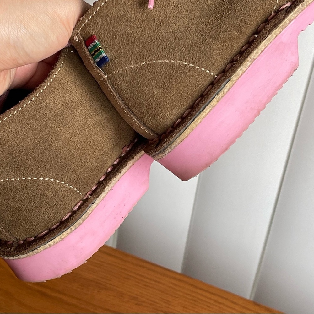 Veldskoen Heritage Uhambo Chukka Boots Pink Sole Suede Lace Up Women’s Size 6 - Picture 14 of 15